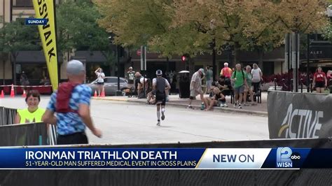 Wisconsin man dies while competing in Ironman triathlon